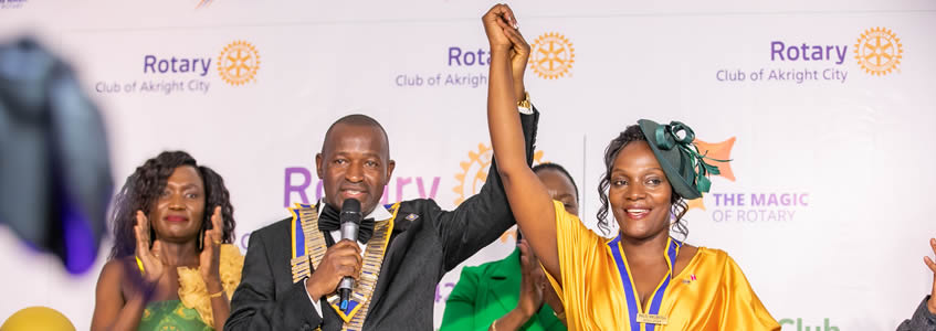 The 3rd Installation of the Irresistible Magic Year President Rtn Pearl Habomugisha The 3rd Installation of the Irresistible Magic Year President Rtn Pearl Habomugisha