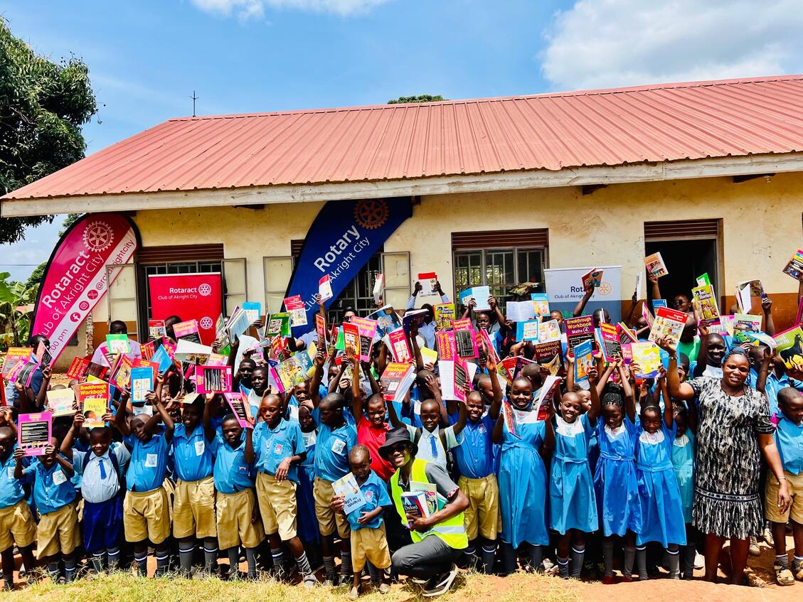 TEXTBOOK DONATION AND CAREER MENTORSHIP – ST. BRUNO  PRIMARY SCHOOL, ZZIRU.
