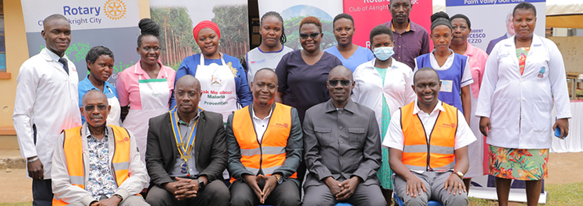 Rotary pledges placenta pit for Kawanda Health Centre
